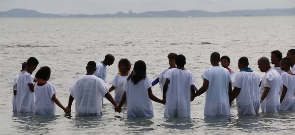 doopdienst in zee